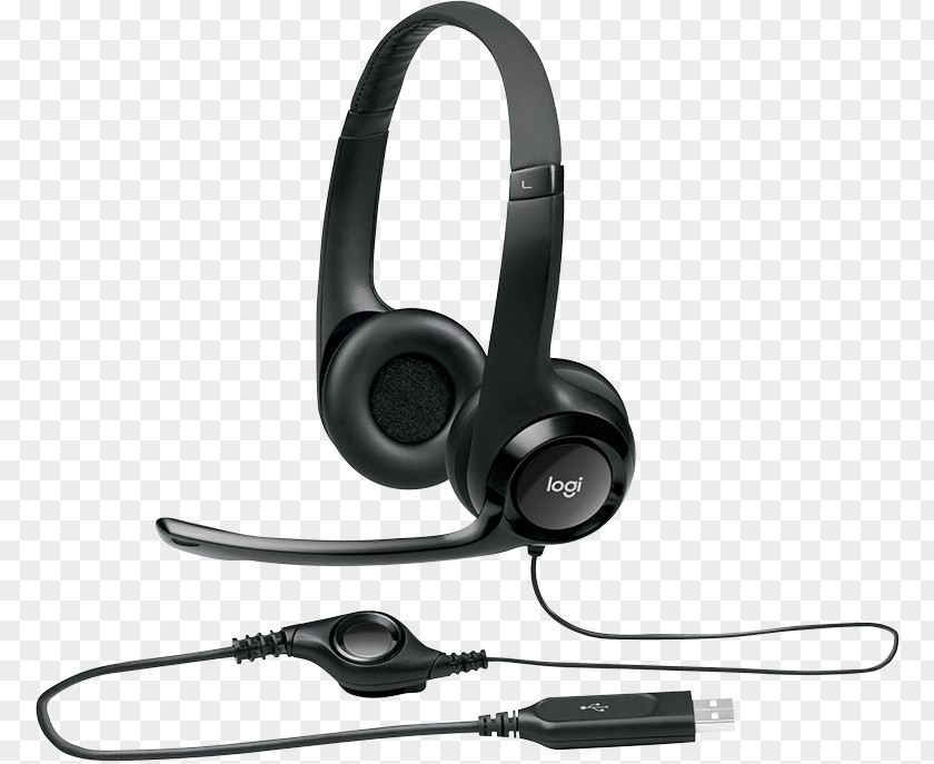 Microphone Logitech H390 Noise-cancelling Headphones PNG