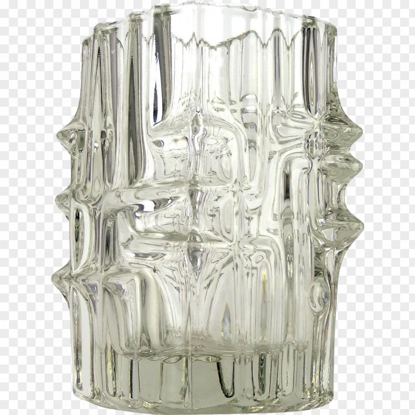 Clear Glass Vase Pressed Ceramic Murano PNG