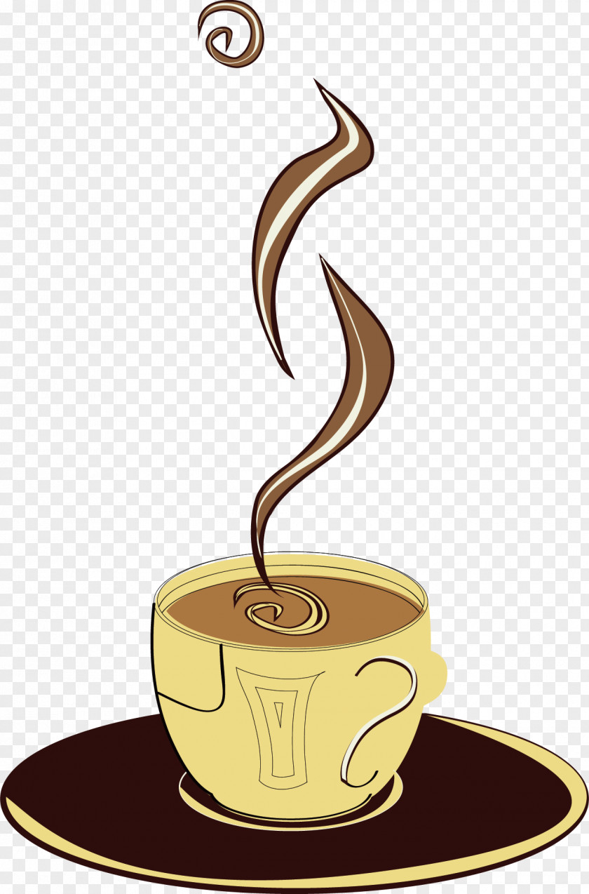 Coffee Cup Vector Cappuccino Cafe Illustration PNG