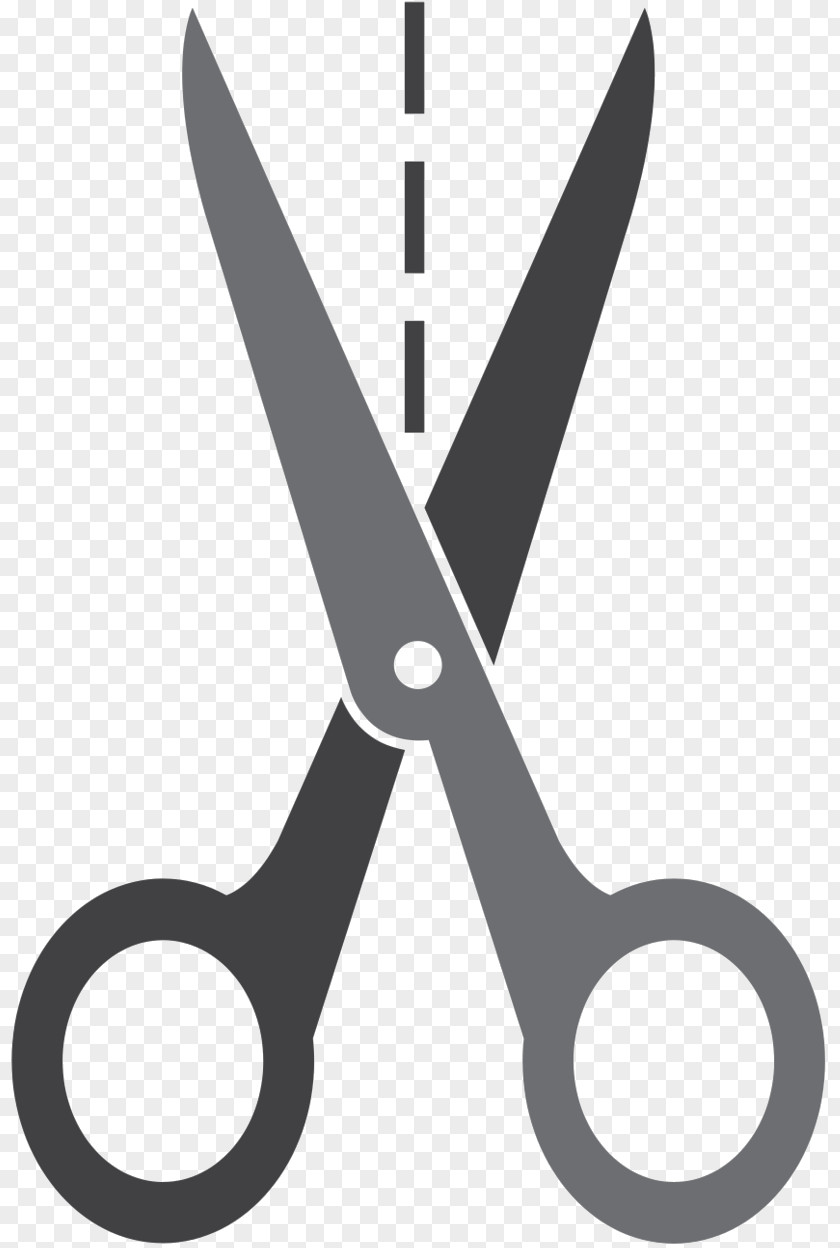 M Product Design Line Scissors Clip Art Black & White PNG