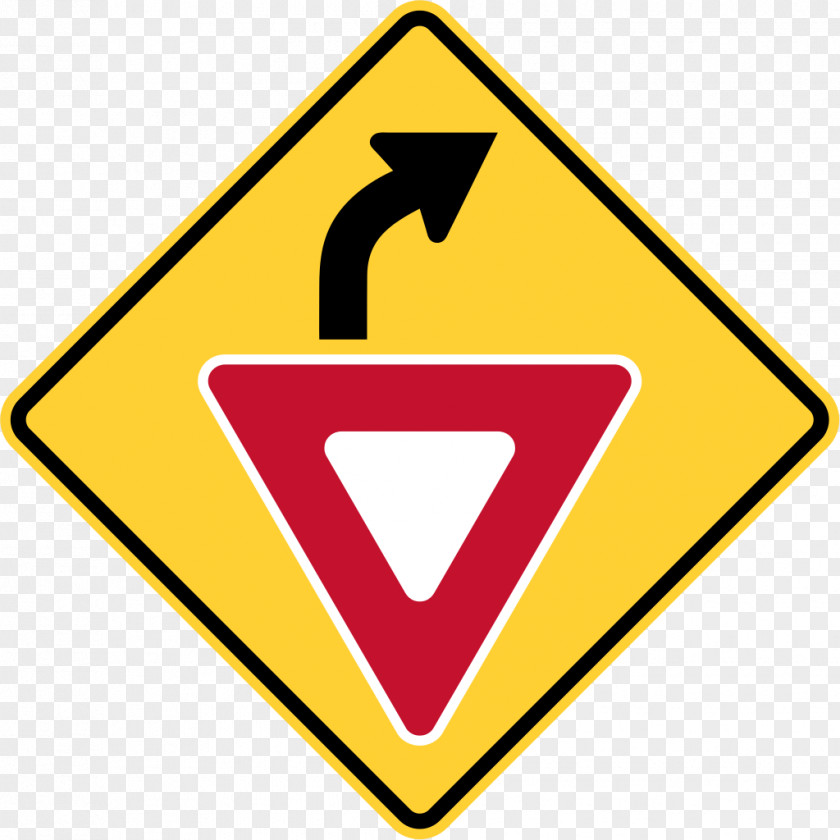 United States Traffic Sign Warning Yield Manual On Uniform Control Devices PNG