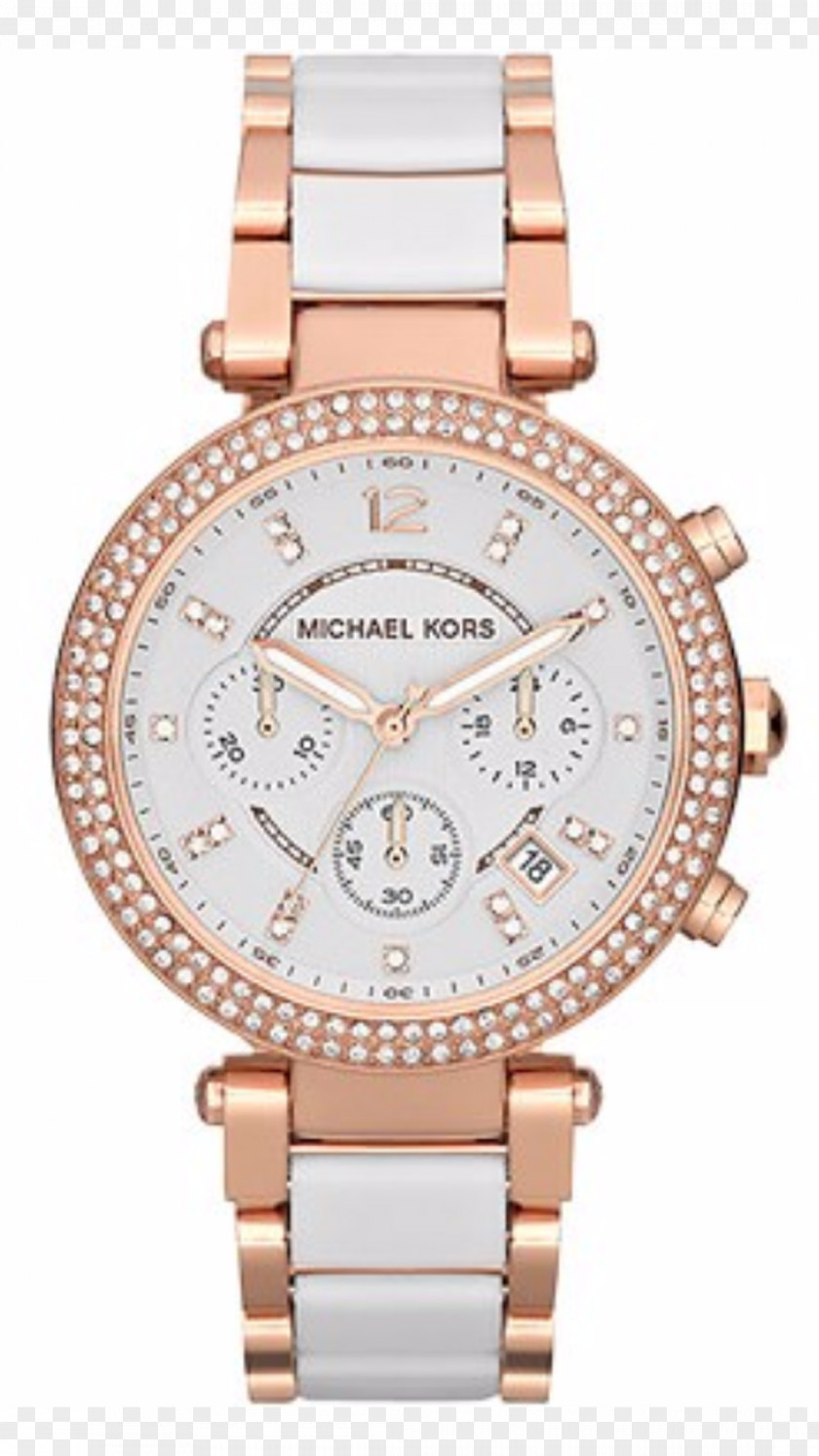 Watch Michael Kors Women's Parker Chronograph Fashion Quartz Clock PNG