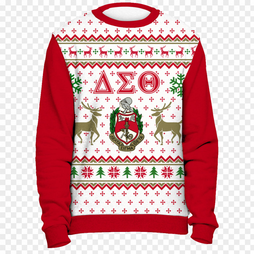 Delta Sigma Theta Christmas Jumper T-shirt Hoodie Sweater Alpha Kappa PNG