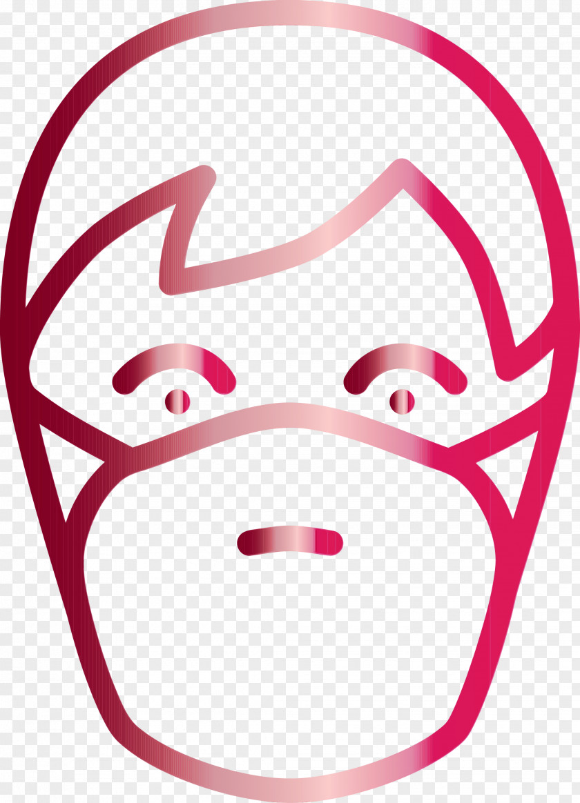 Face Head Nose Pink Cheek PNG
