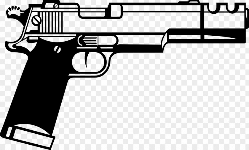 Handgun Firearm Gun Pistol Clip Art PNG