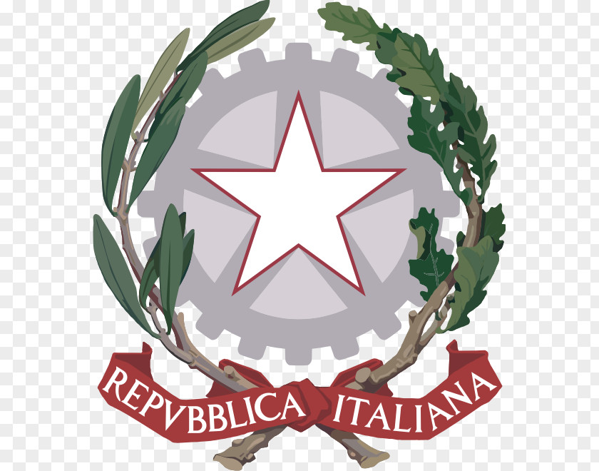 Italian Vector Emblem Of Italy National Symbols Coat Arms PNG