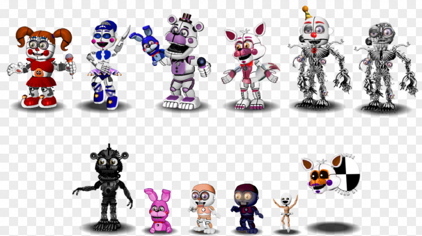 Long Hair Baby Sister Location Five Nights At Freddy's: Ultimate Custom Night Character Game PNG