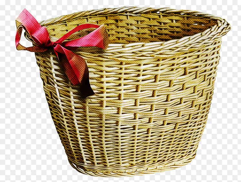 Wicker Storage Basket Hamper Gift PNG