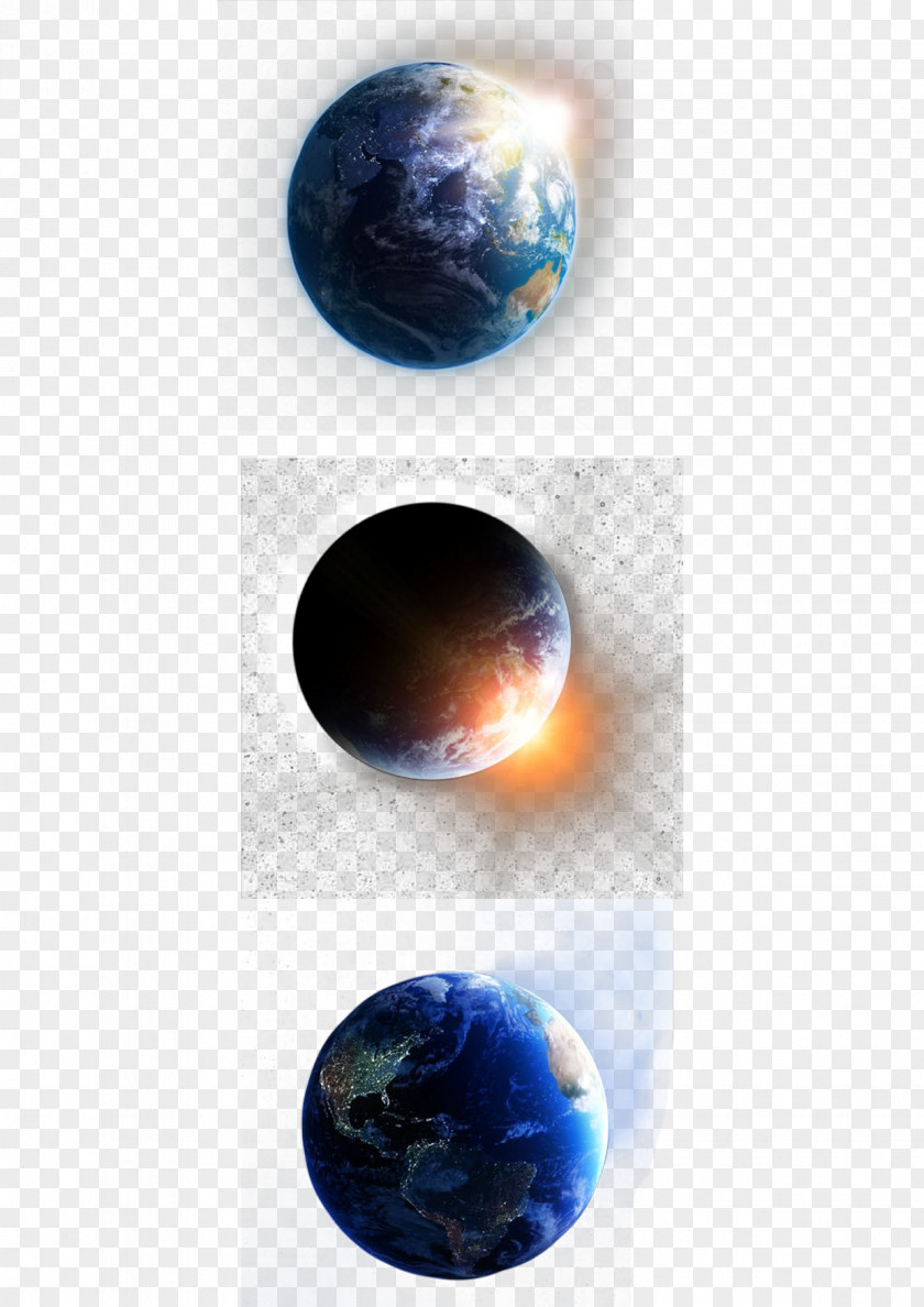 Blue Earth Light PNG