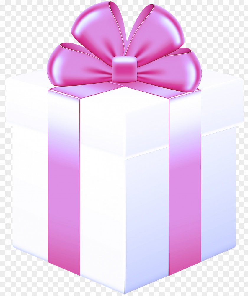 Magenta Gift Wrapping Pink Ribbon Purple Violet Present PNG