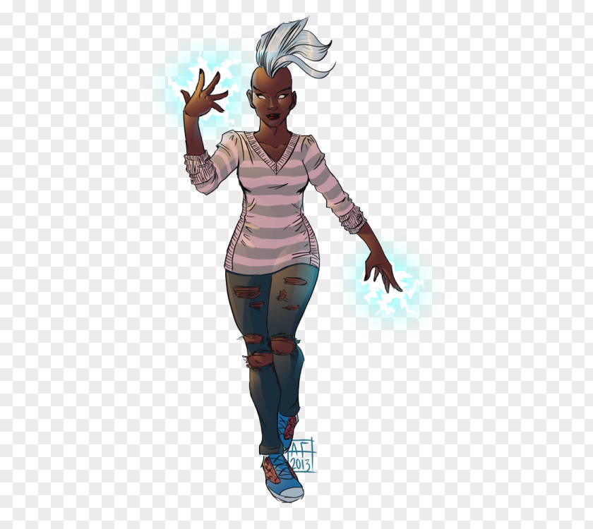 Storm Xmen Drawing Cartoon Fan Art Dress-up PNG