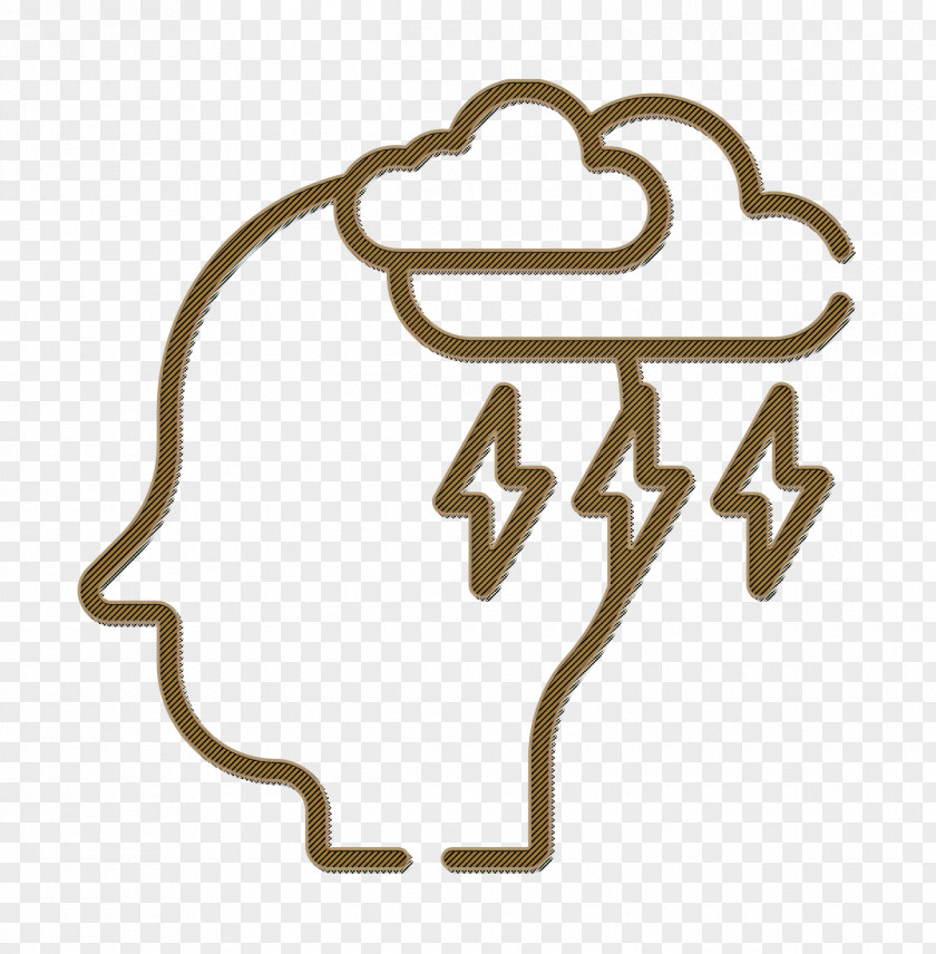 Anxiety Icon Psychology Mental PNG