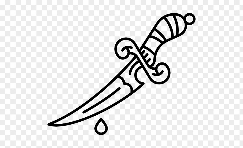 Bloody Clipart Knife Dagger Weapon Old School (tattoo) PNG