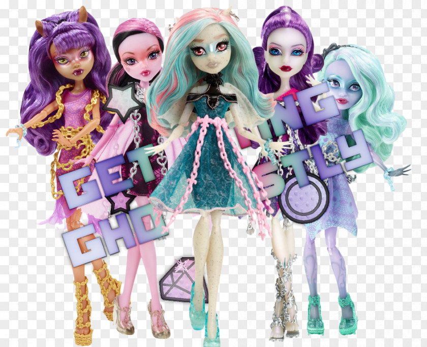 Ghoul Monster High Haunted Getting Ghostly Twyla Spectra Vondergeist Doll PNG