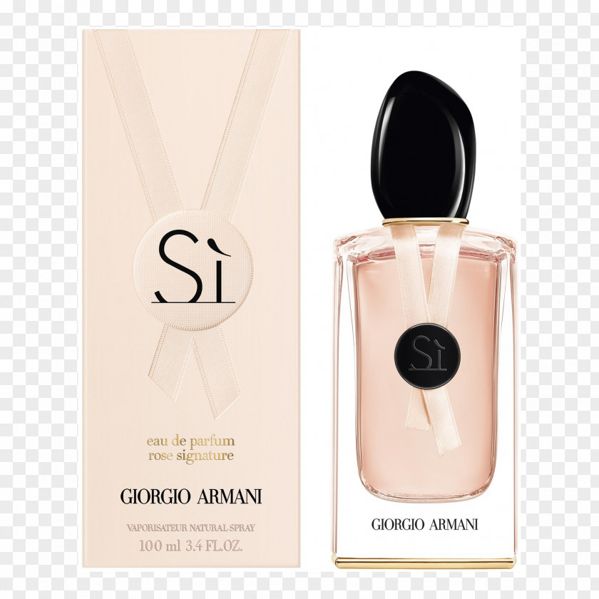 Perfume Armani Yes Rose Eau De Parfum Vapo 50 Ml 100 Giorgio Si Signature II 3.4 Oz / TST Spray PNG