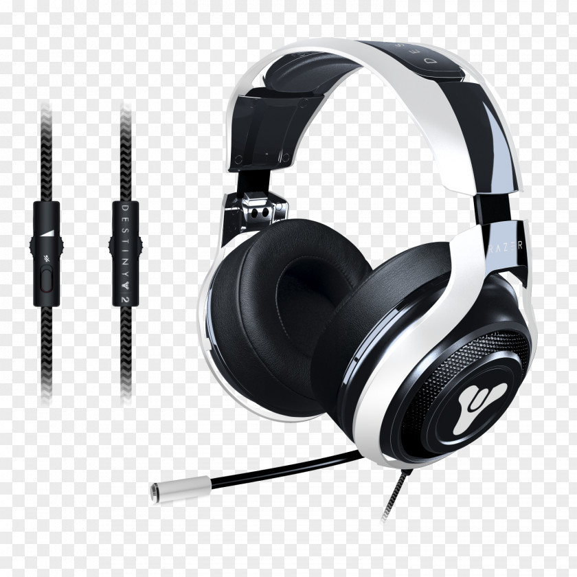 Razer Logo Destiny 2 PlayStation 4 Microphone Headphones Video Game PNG