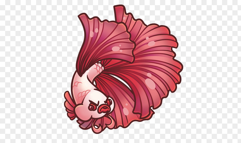 Betta Channoides Siamese Fighting Fish Clip Art PNG