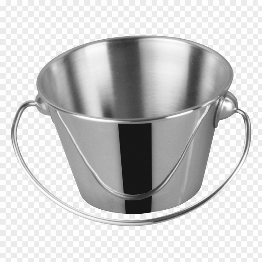 Bucket Coffee Cup Stainless Steel Pail Stock Pots PNG