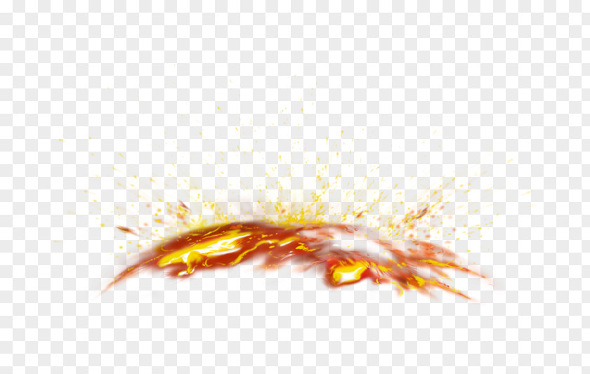 Flame Fire Explosion Light PNG