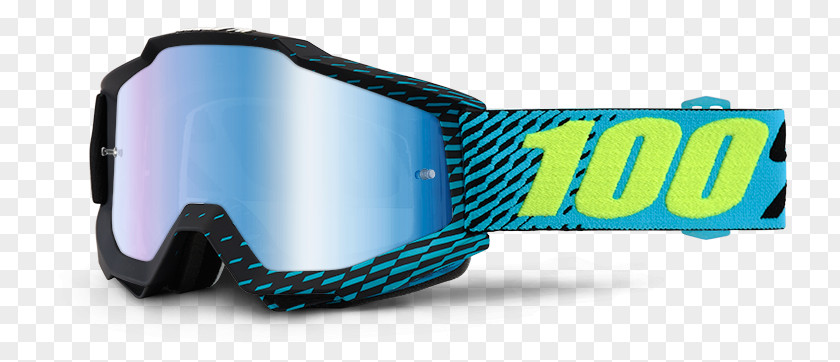 Motorcycle 100% Accuri Goggles Motocross Side By PNG
