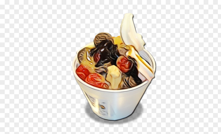 Parfait Cream Junk Food Cartoon PNG