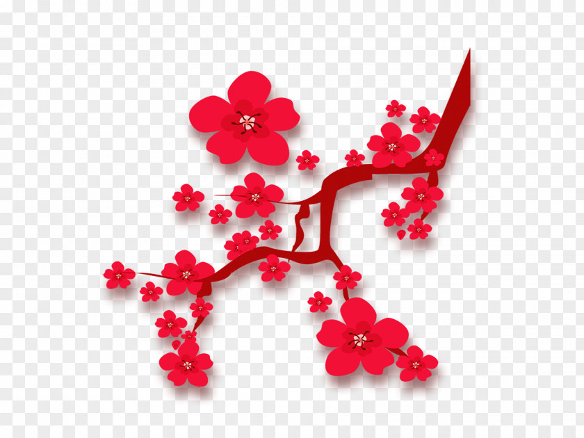 Plum Blossom Pattern Software Clip Art PNG