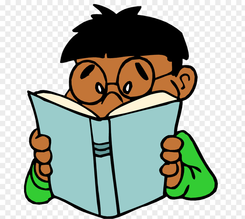 Reading Child Book Clip Art PNG