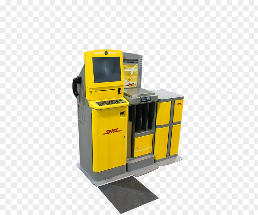 Scale DHL EXPRESS Machine Service Kiosk PNG