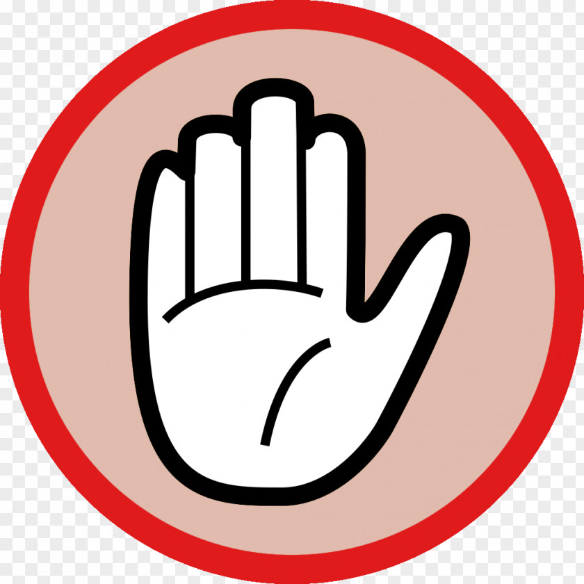 Stop Hand Clip Art PNG