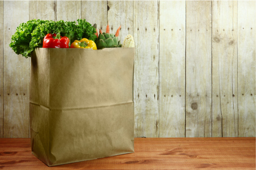 Store Shelf Organic Food Grocery Shopping List Budget PNG