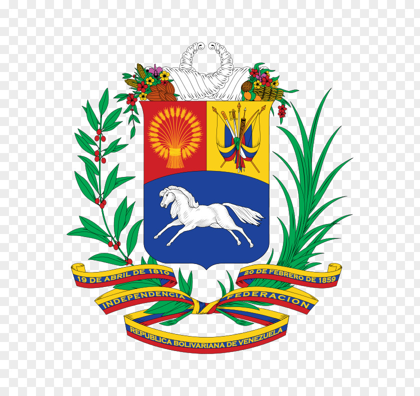 Coat Of Arms Venezuela Flag National PNG