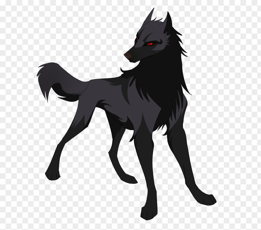 Dog Animal Dire Wolf Black Dreadlocks PNG