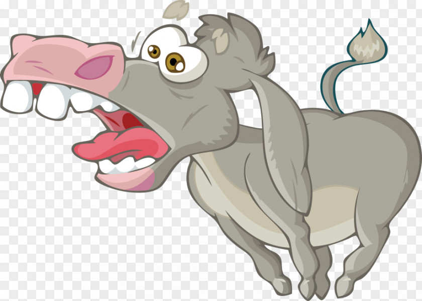 I Grew Up In The Mouth Of Donkey Cartoon Photography Illustration PNG