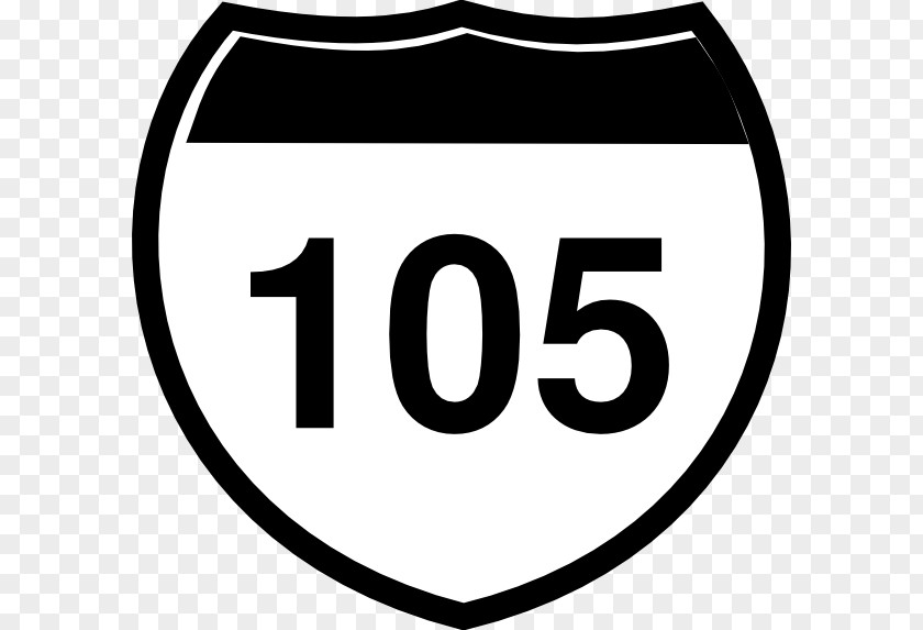 Interstate 110 And State Route 105 US Highway System 35 PNG
