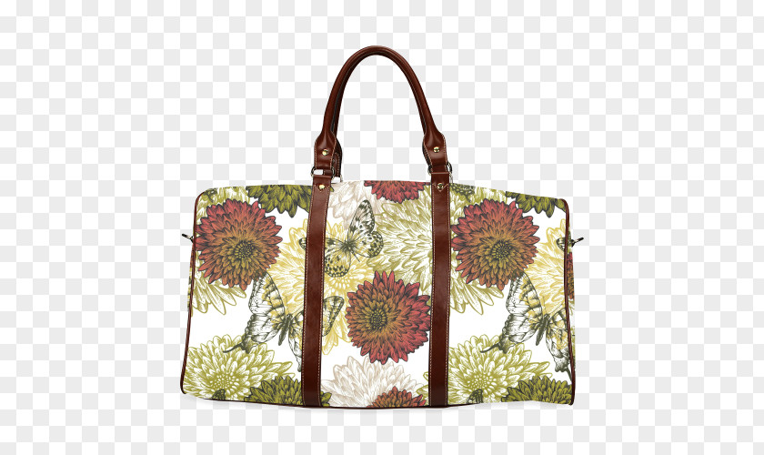 Sunflower Travel Service Tote Bag Makeba Textile Hand Luggage PNG