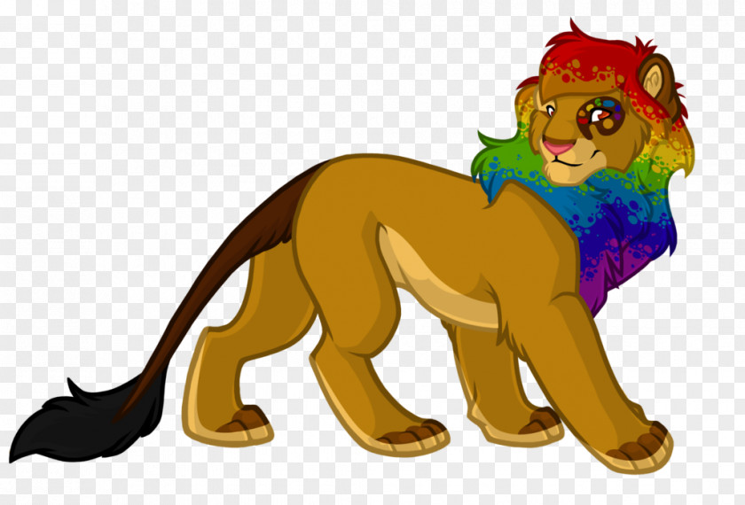 Lion Big Cat Horse Mammal PNG