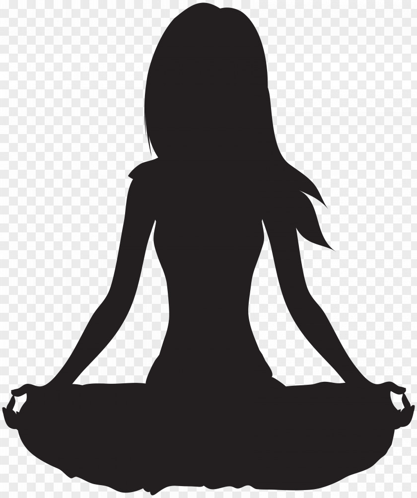 Meditate Silhouette Clip Art Meditation PNG