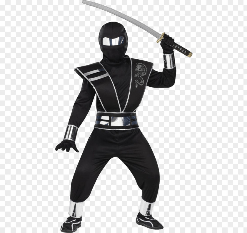 Ninja Halloween Costume Party Boy PNG