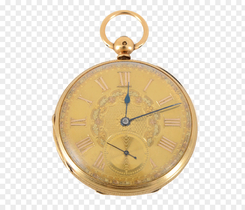 The Key Chain Of Violin Pocket Watch Colored Gold Clock PNG