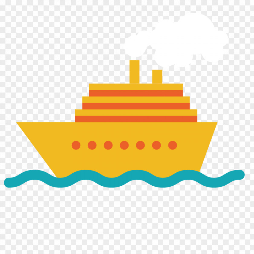 Vector Sailing Ship Illustration PNG