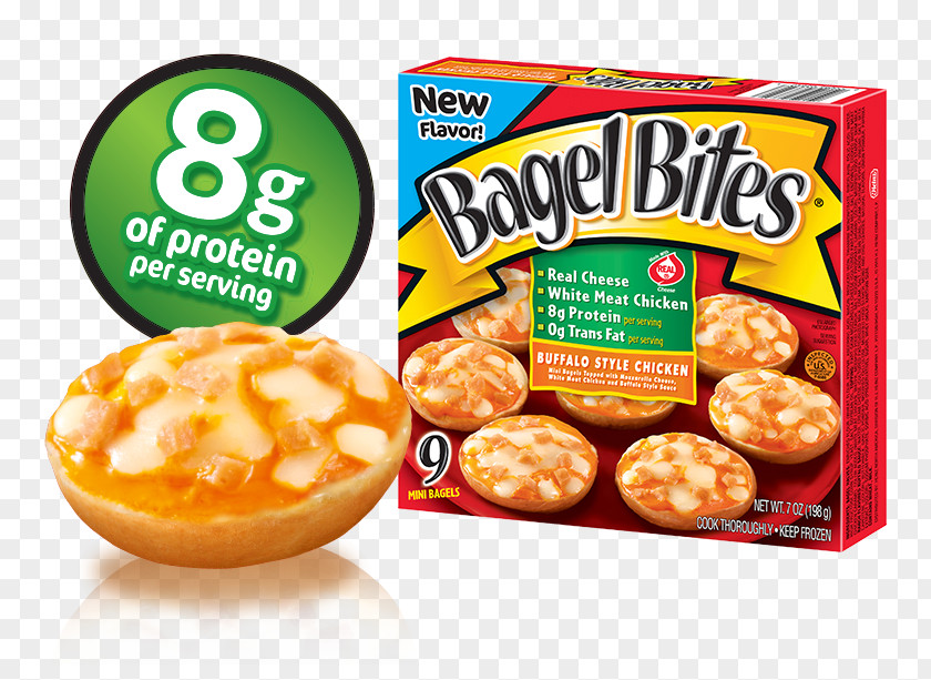 Bagel Pizza Buffalo Wing Bites PNG
