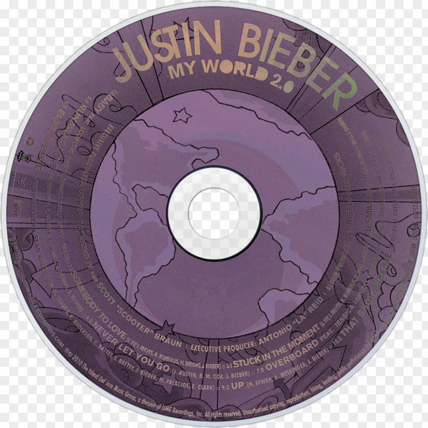 Justin Bieber My Worlds Acoustic Compact Disc World 2.0 Album Worlds: The Collection PNG