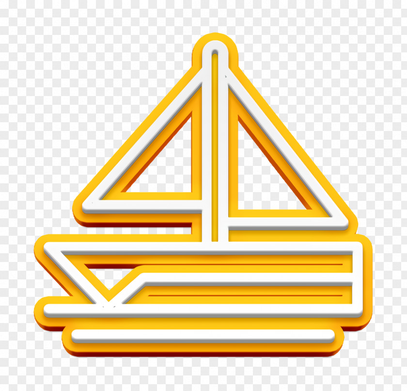 Summer Icon Yatch Boat PNG