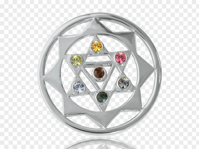 7 Chakras Sterling Silver Jewellery Gold Plating Coin PNG