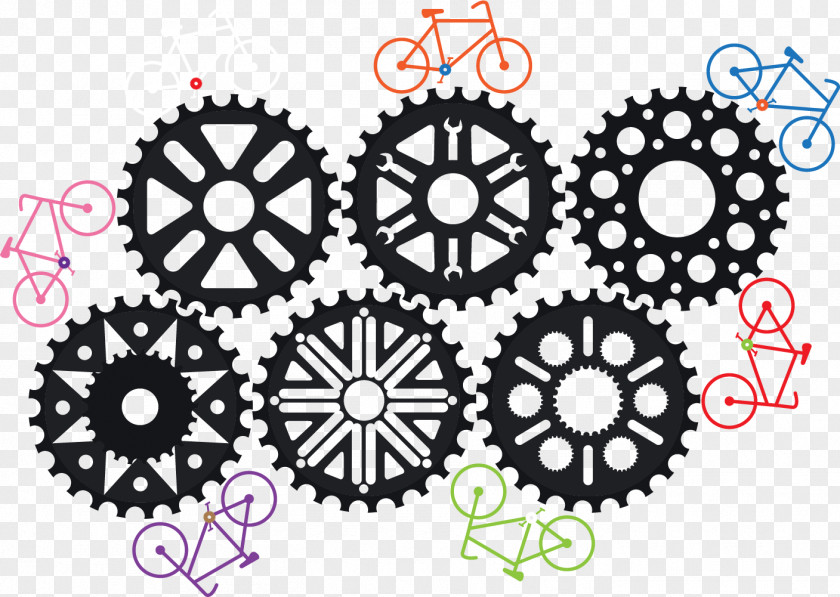 Bicycle Gear Gearing Sprocket PNG