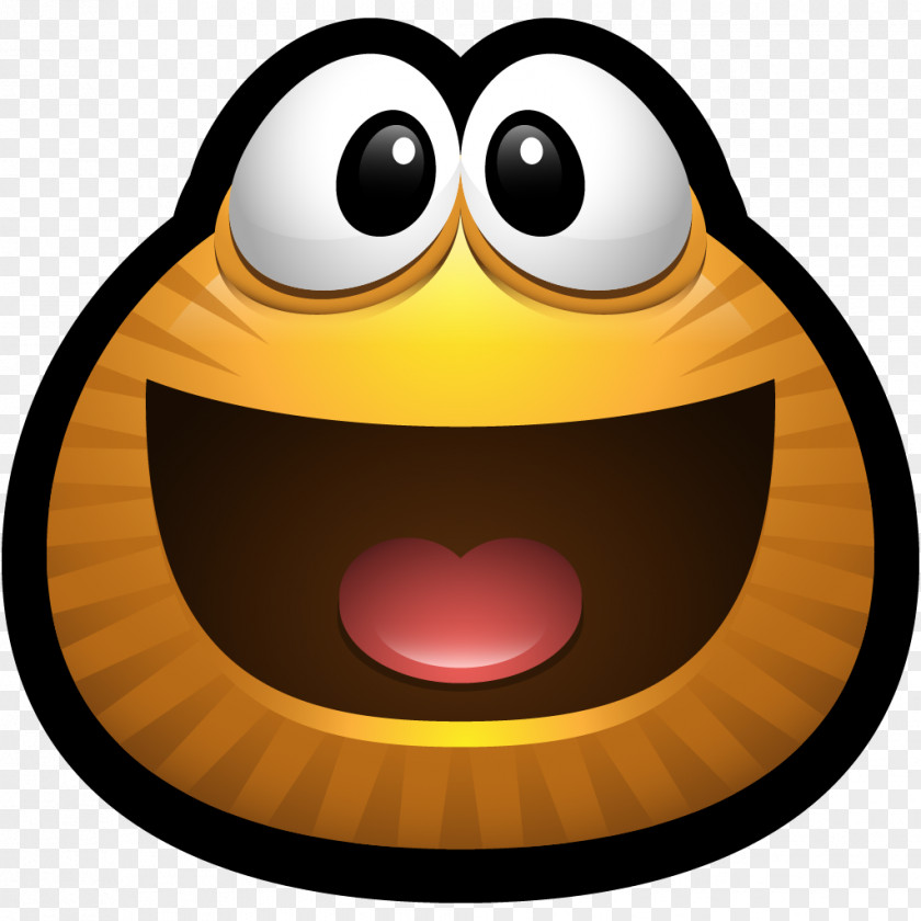 Brown Monsters 01 Emoticon Smiley Yellow Beak PNG