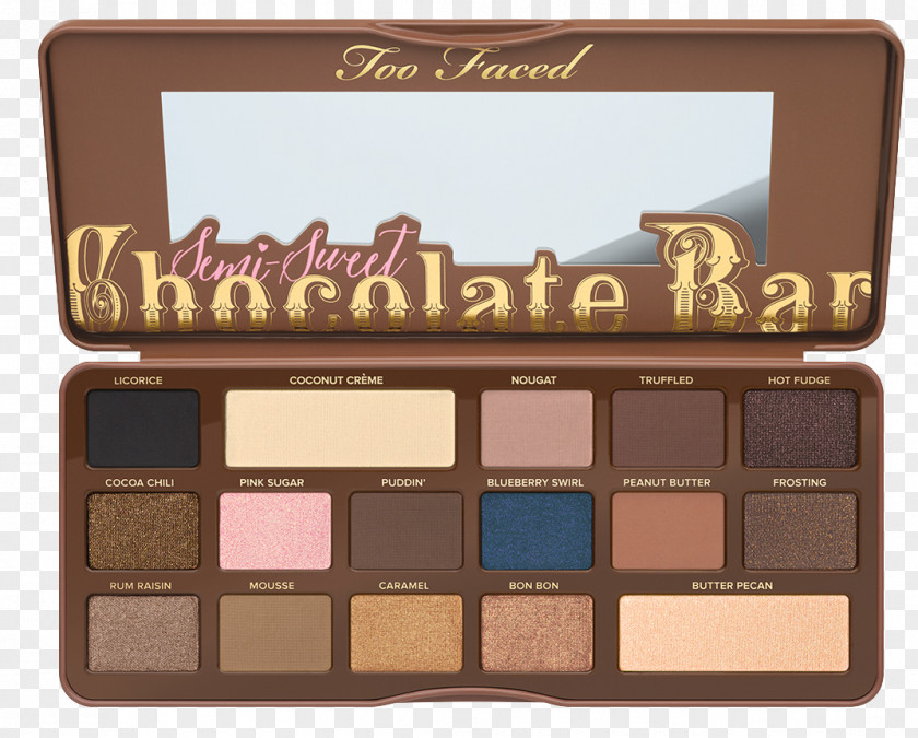 Chocolate Bar Too Faced White Chip Eye Shadow Palette Bonbon PNG