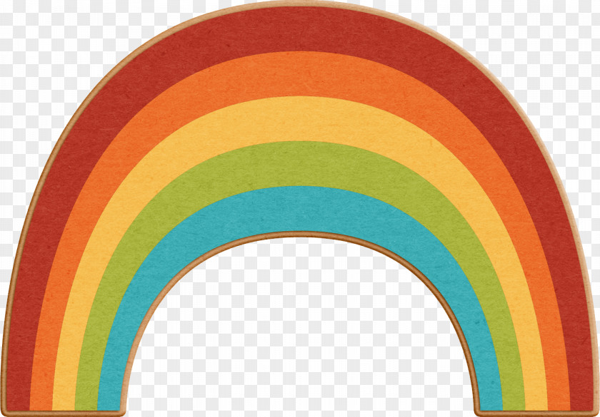 Rainbow Circle Clip Art PNG