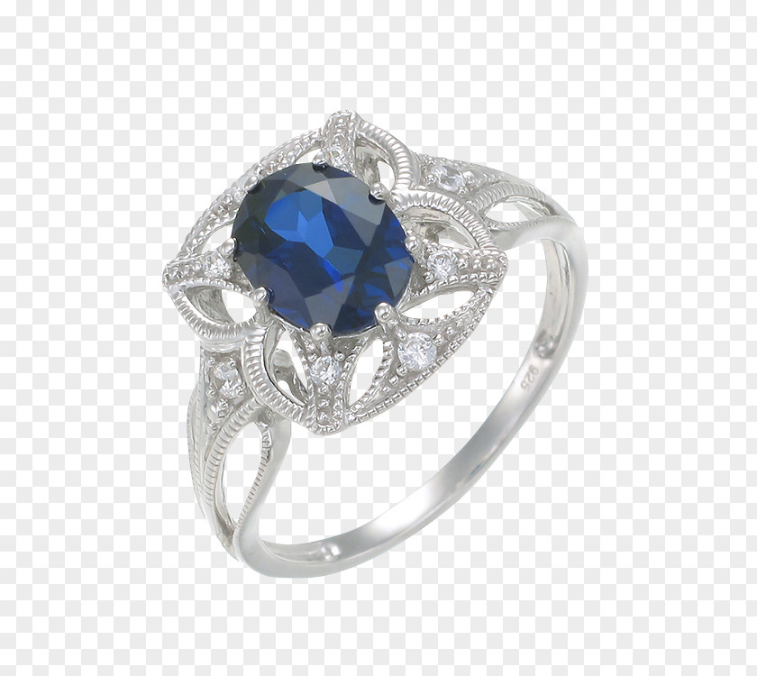 Sapphire Ring Filigree Jewellery Diamond PNG