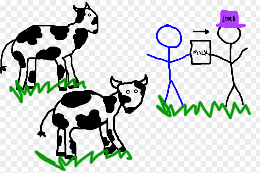 Feudalism Images Cattle Middle Ages You Have Two Cows Clip Art PNG